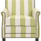Safavieh Easton Club Chair With Stripes - Brass Nail Heads | Accent Chairs |  Modishstore  - 3