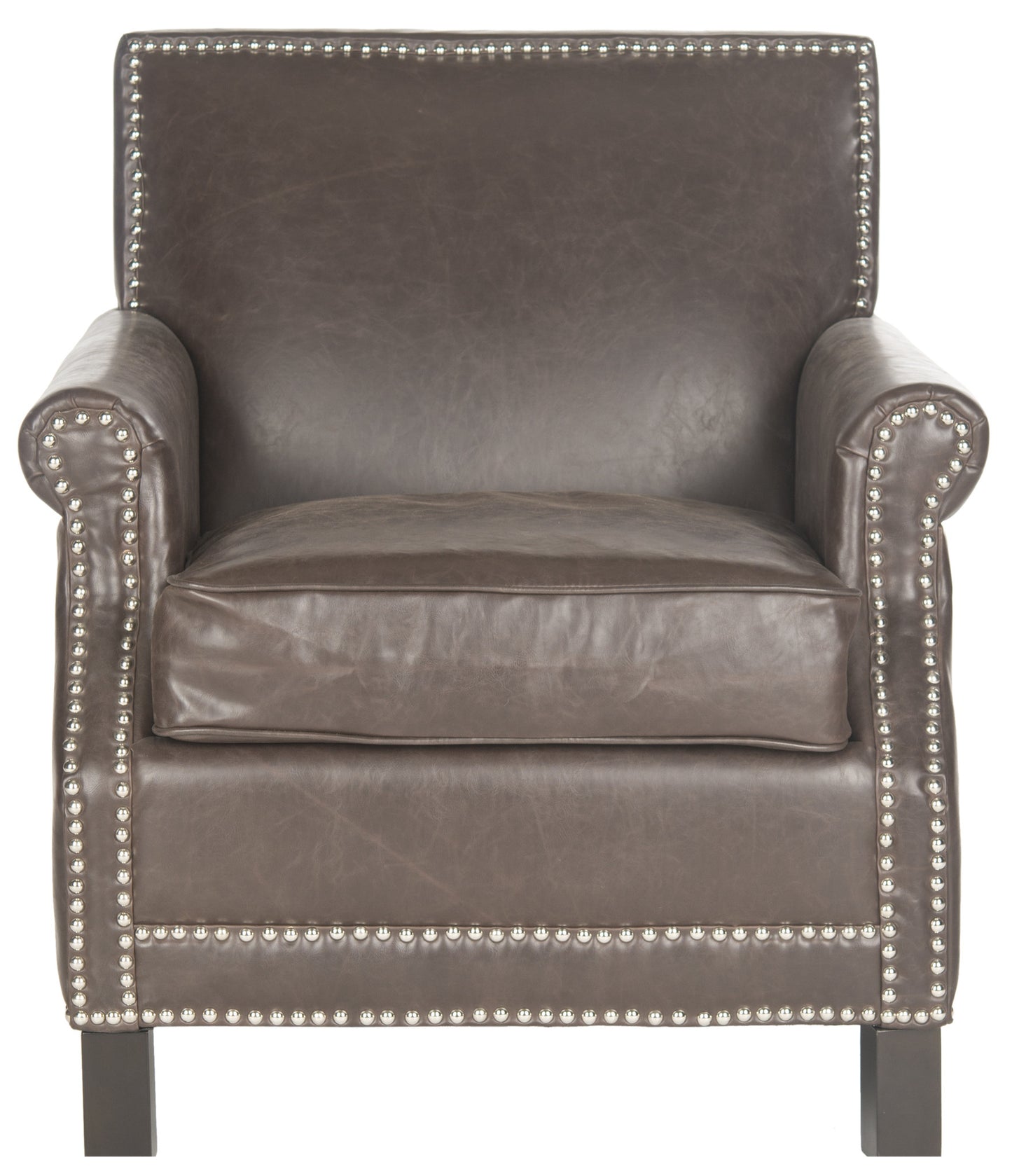 Safavieh Easton Club Chair - Silver Nail Heads | Accent Chairs | Modishstore - 4