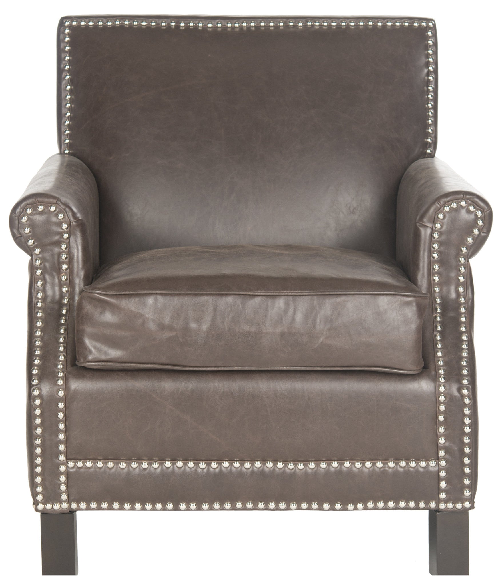 Safavieh Easton Club Chair - Silver Nail Heads | Accent Chairs | Modishstore - 4