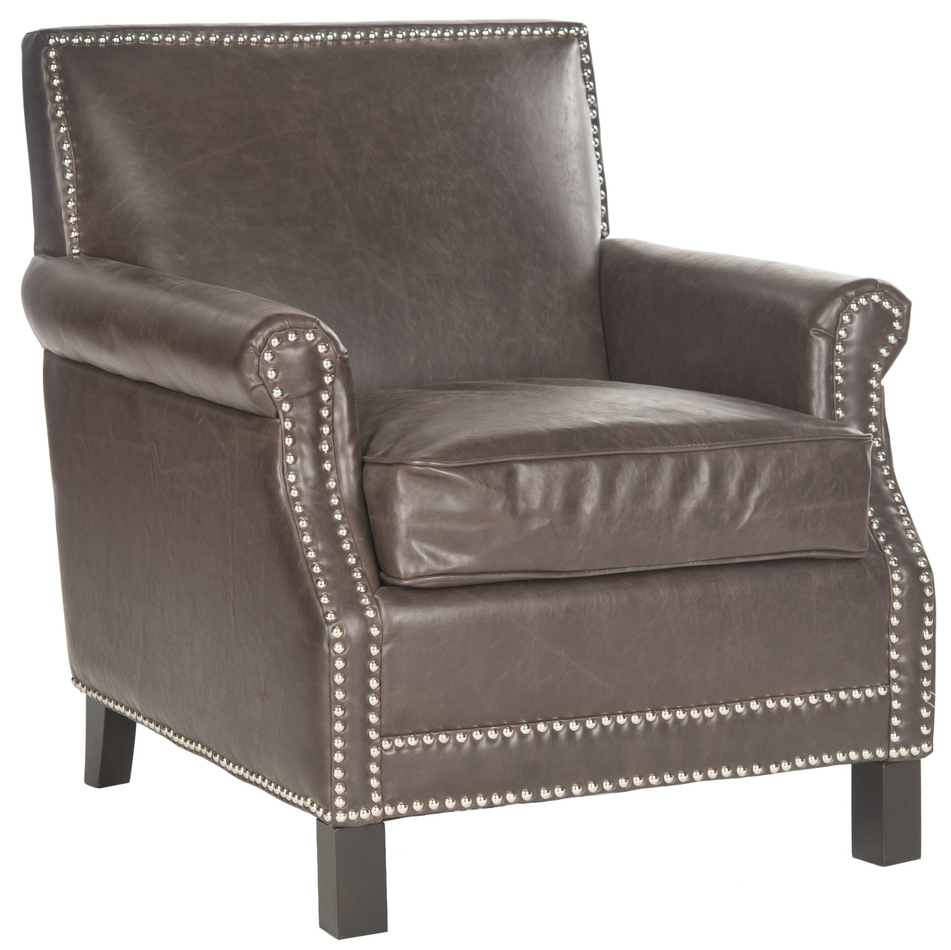Safavieh Easton Club Chair - Silver Nail Heads | Accent Chairs | Modishstore - 7