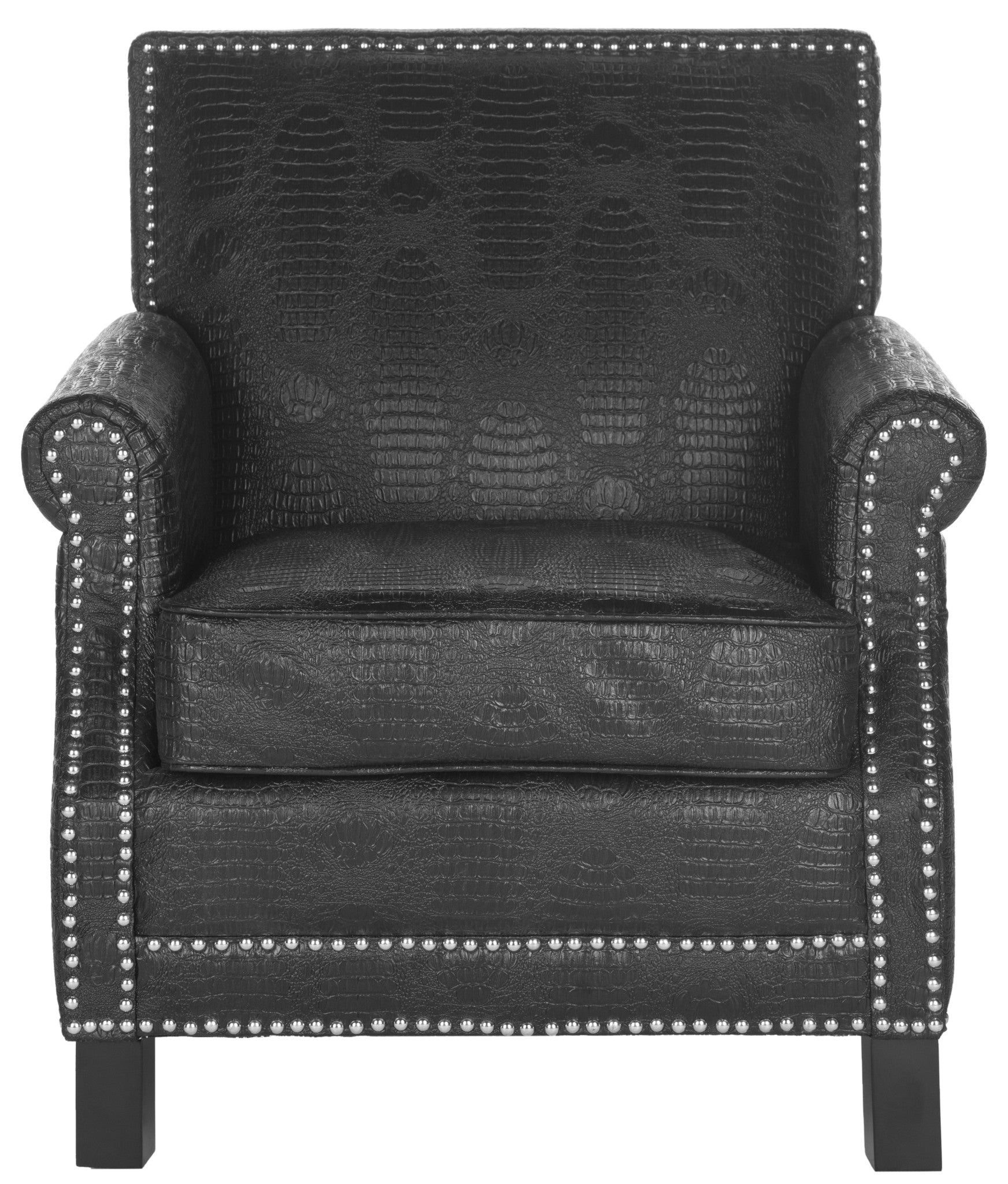 Safavieh Easton Club Chair - Silver Nail Heads | Accent Chairs | Modishstore - 9