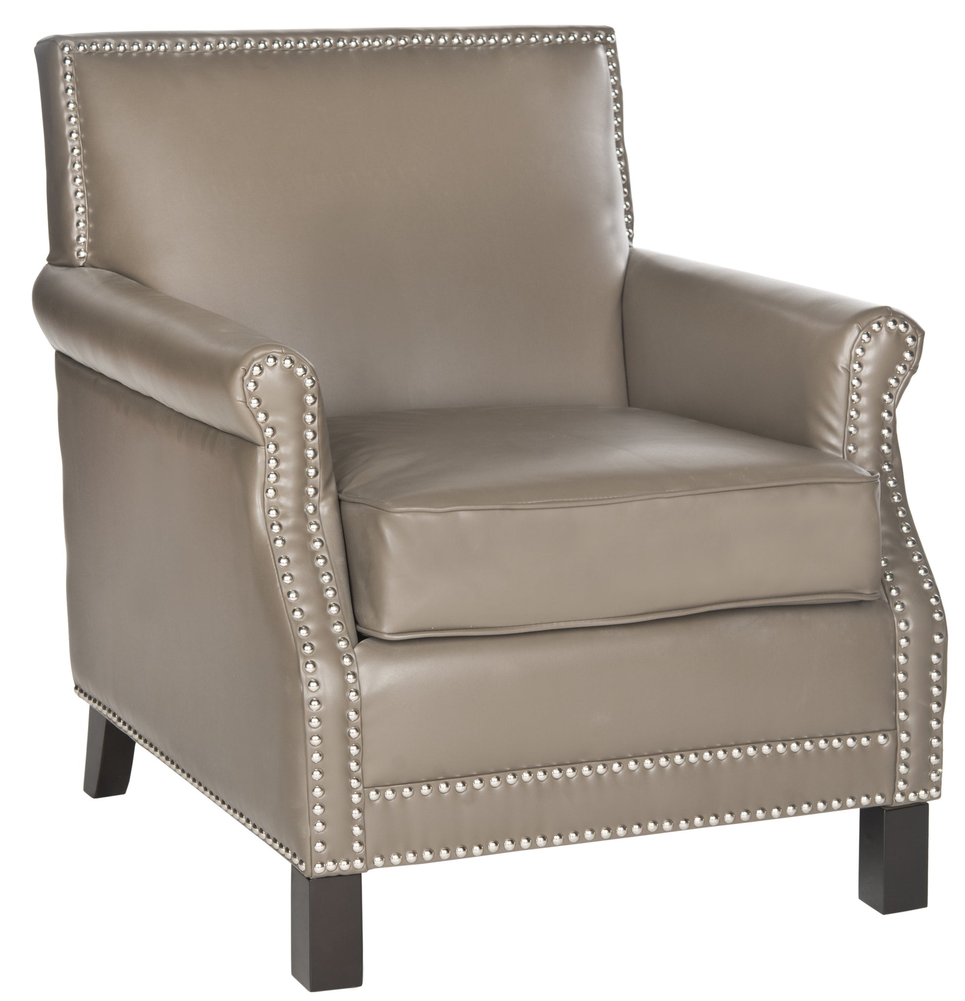 Safavieh Easton Club Chair - Silver Nail Heads | Accent Chairs | Modishstore - 17