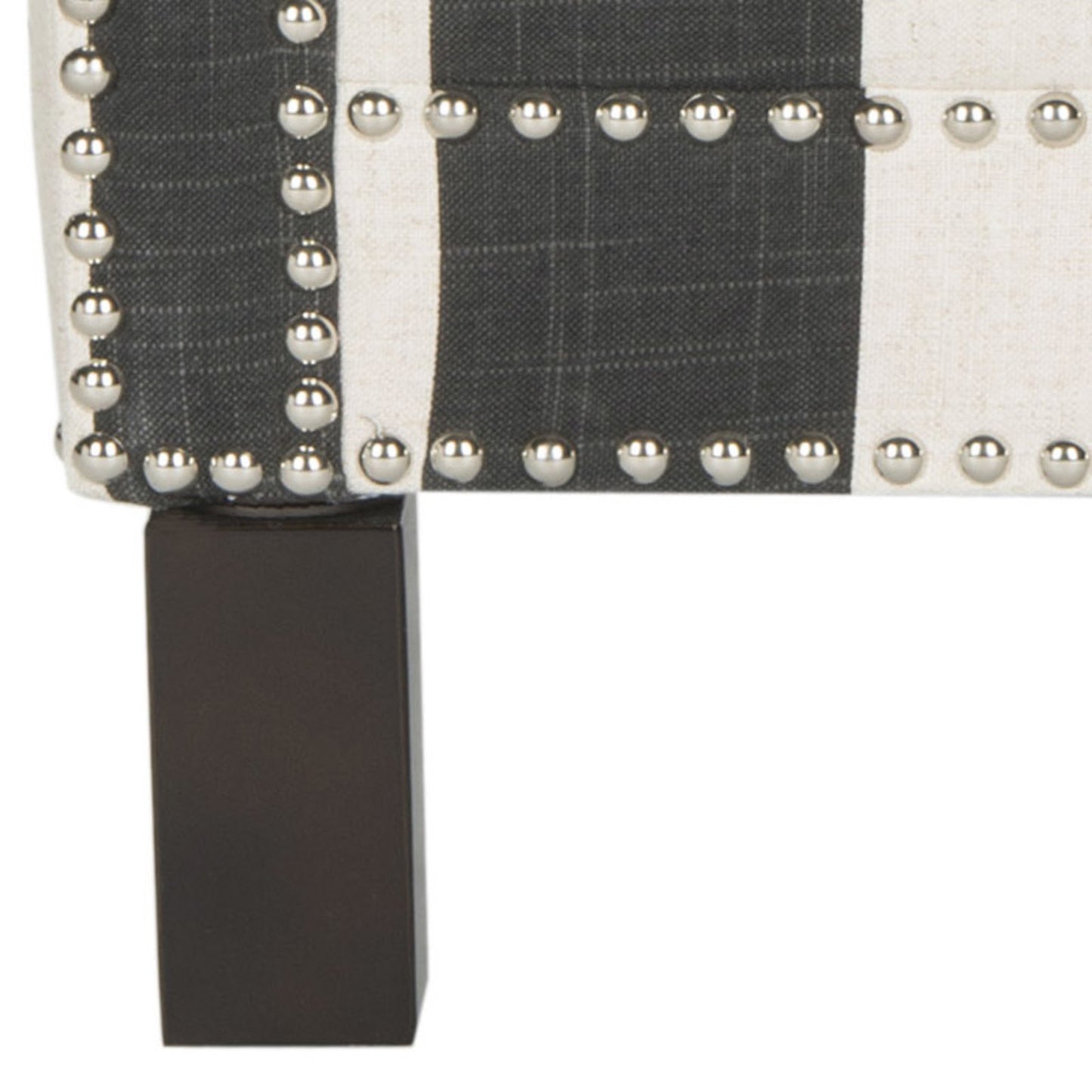 Safavieh Easton Club Chair With Awning Stripes - Silver Nail Heads | Accent Chairs | Modishstore - 7