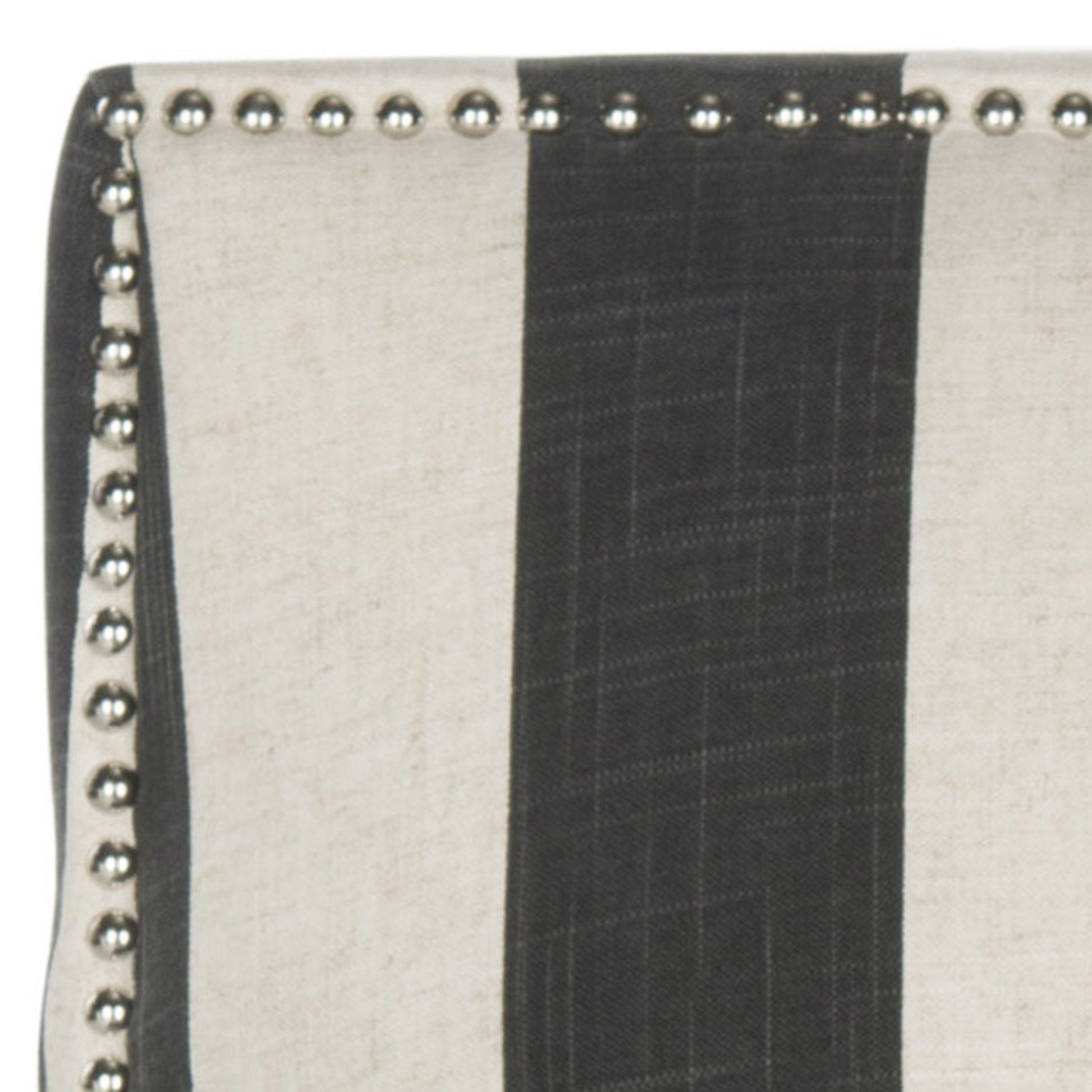 Safavieh Easton Club Chair With Awning Stripes - Silver Nail Heads | Accent Chairs | Modishstore - 8