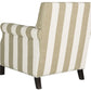 Safavieh Easton Club Chair With Awning Stripes - Silver Nail Heads | Accent Chairs | Modishstore - 13