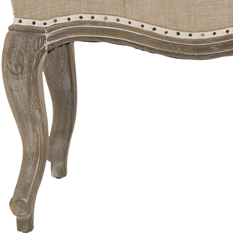 Safavieh Ramsey Bench With Flat Black Nail Heads | Benches | Modishstore - 4