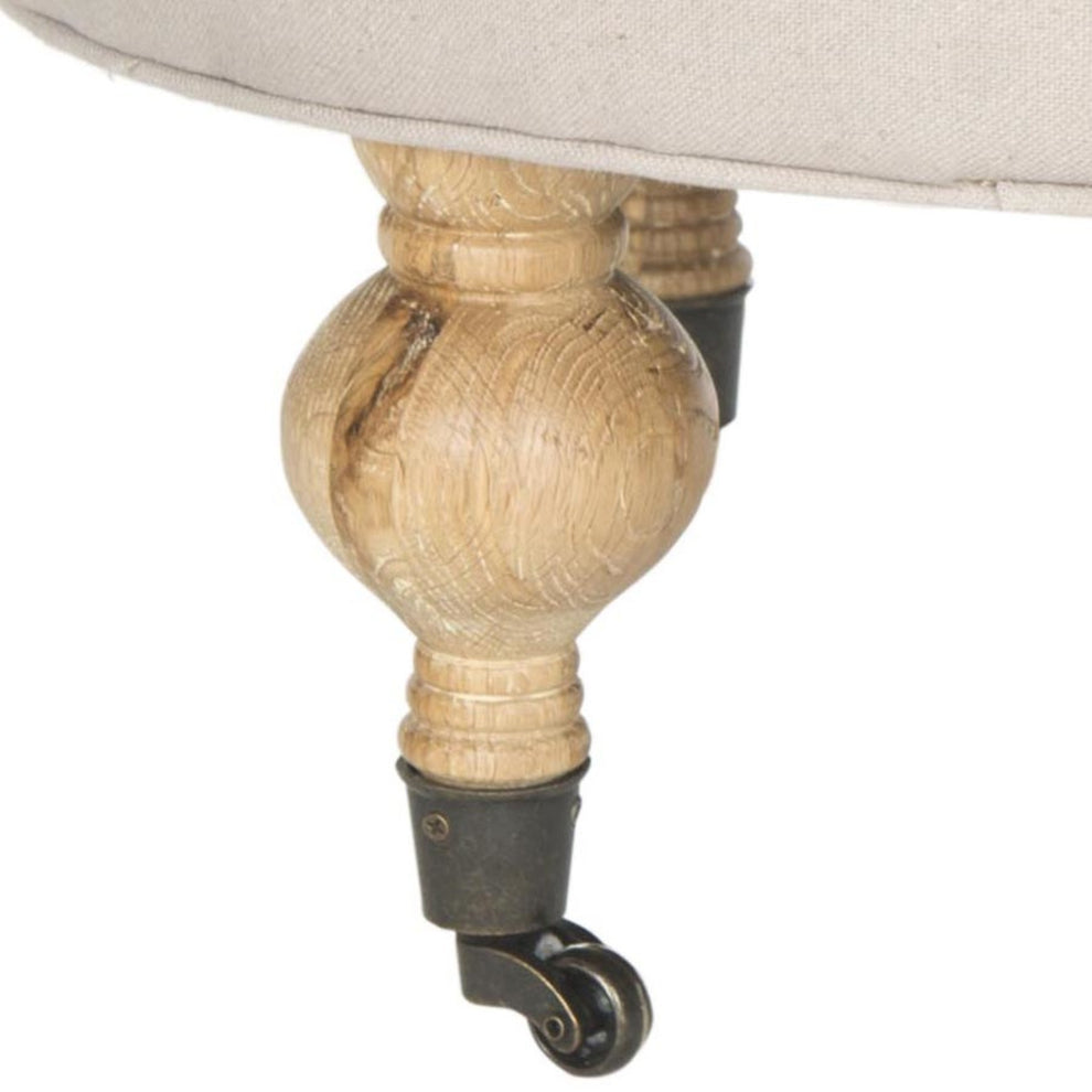 Safavieh Clara Tufted Round Ottoman | Ottomans | Modishstore - 8