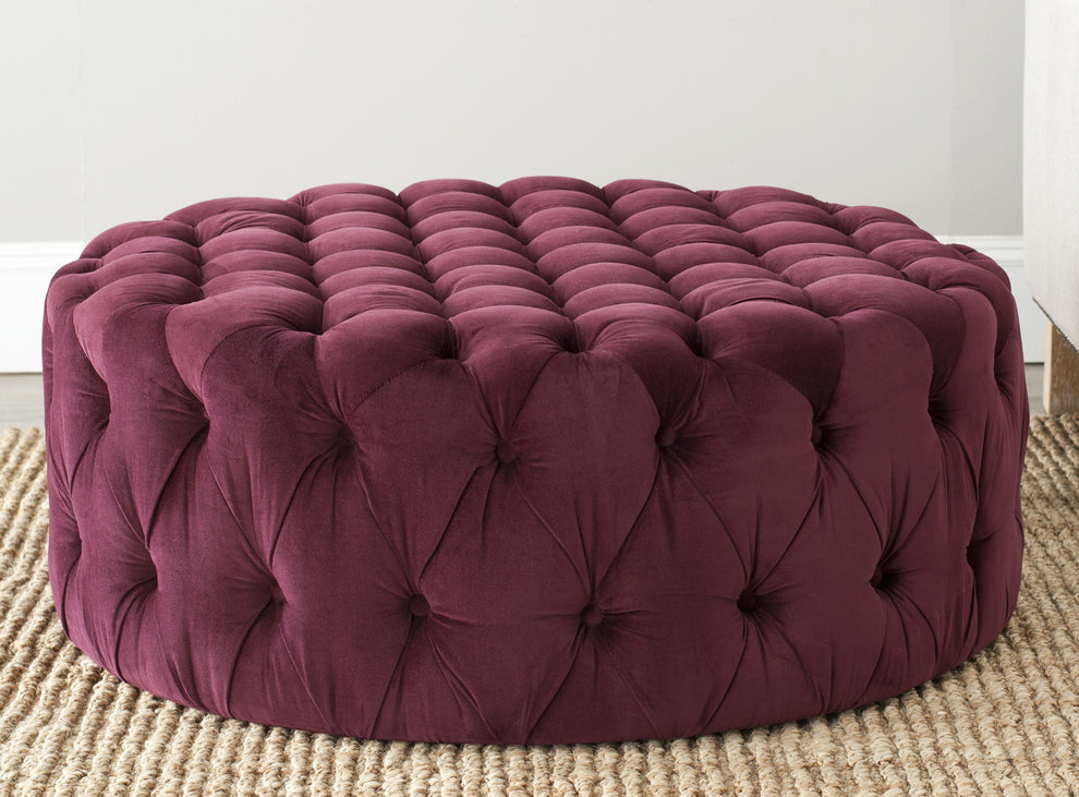 Safavieh Charlene Tufted Ottoman | Ottomans | Modishstore - 10