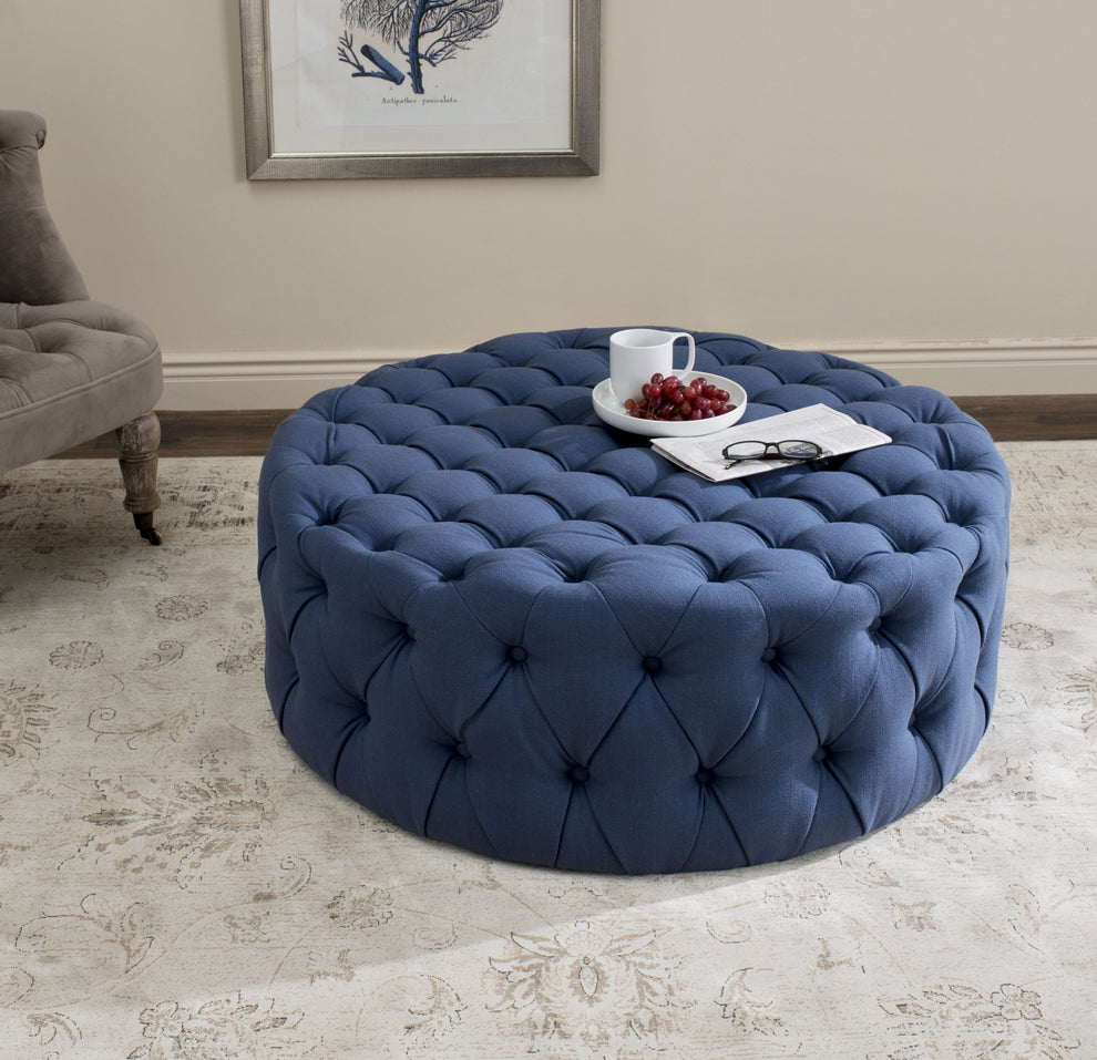 Safavieh Charlene Tufted Ottoman | Ottomans | Modishstore - 21