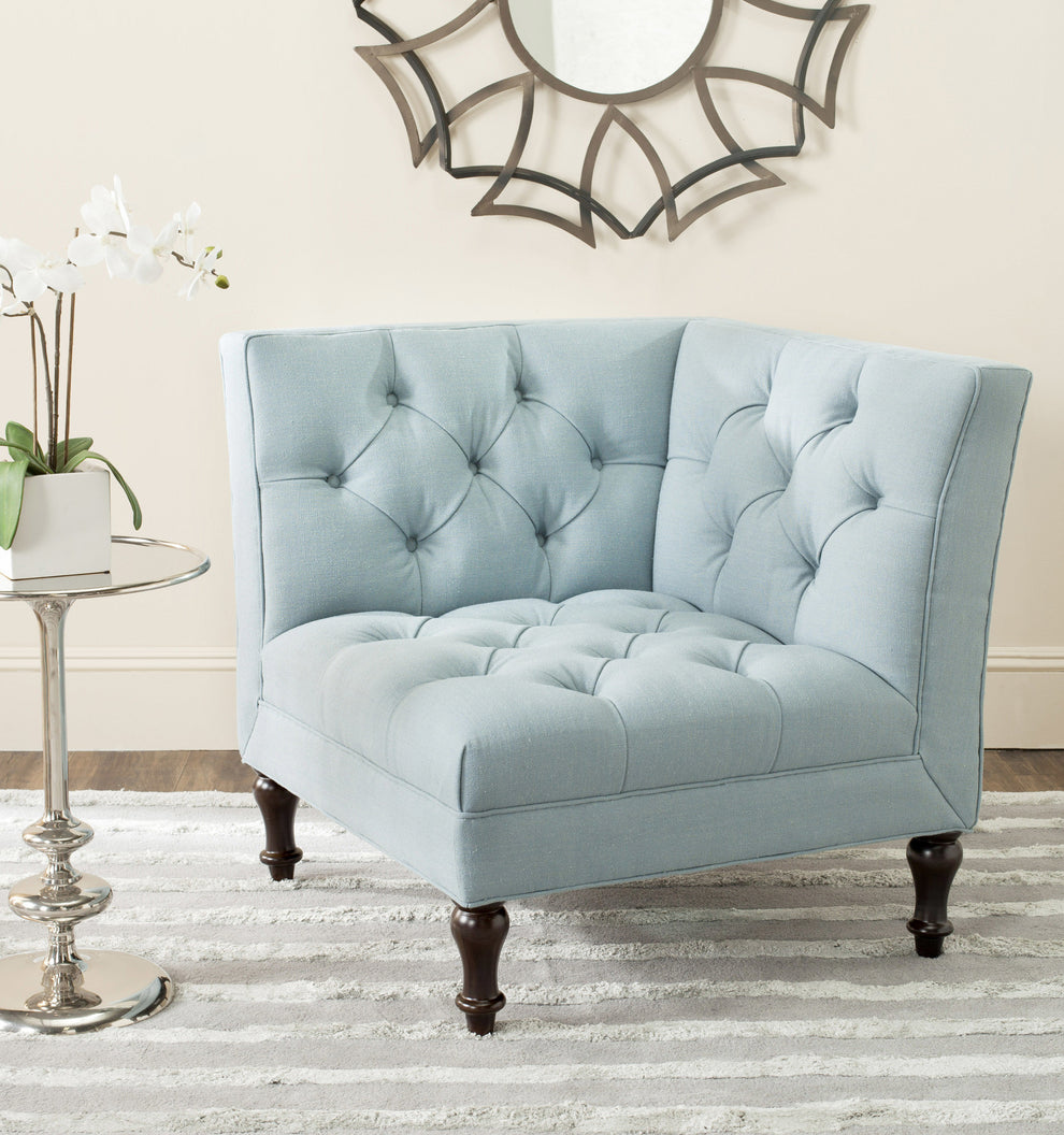 Safavieh Jack Tufted Corner Chair | Accent Chairs | Modishstore - 2