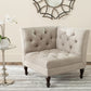 Safavieh Jack Tufted Corner Chair | Accent Chairs | Modishstore - 4