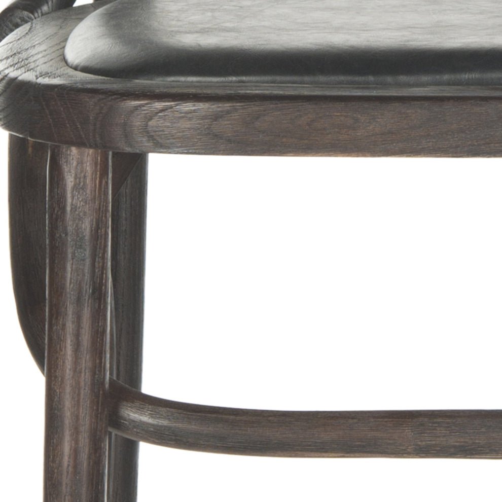 Safavieh Kenny Barstool - Brass Nail Heads | Bar Stools | Modishstore - 6