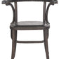 Safavieh Kenny Arm Chair - Brass Nail Heads | Dining Chairs | Modishstore - 2
