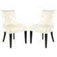 Safavieh Abby Tufted Side Chairs Silver Nail Heads - Set Of 2 | Dining Chairs | Modishstore - 3