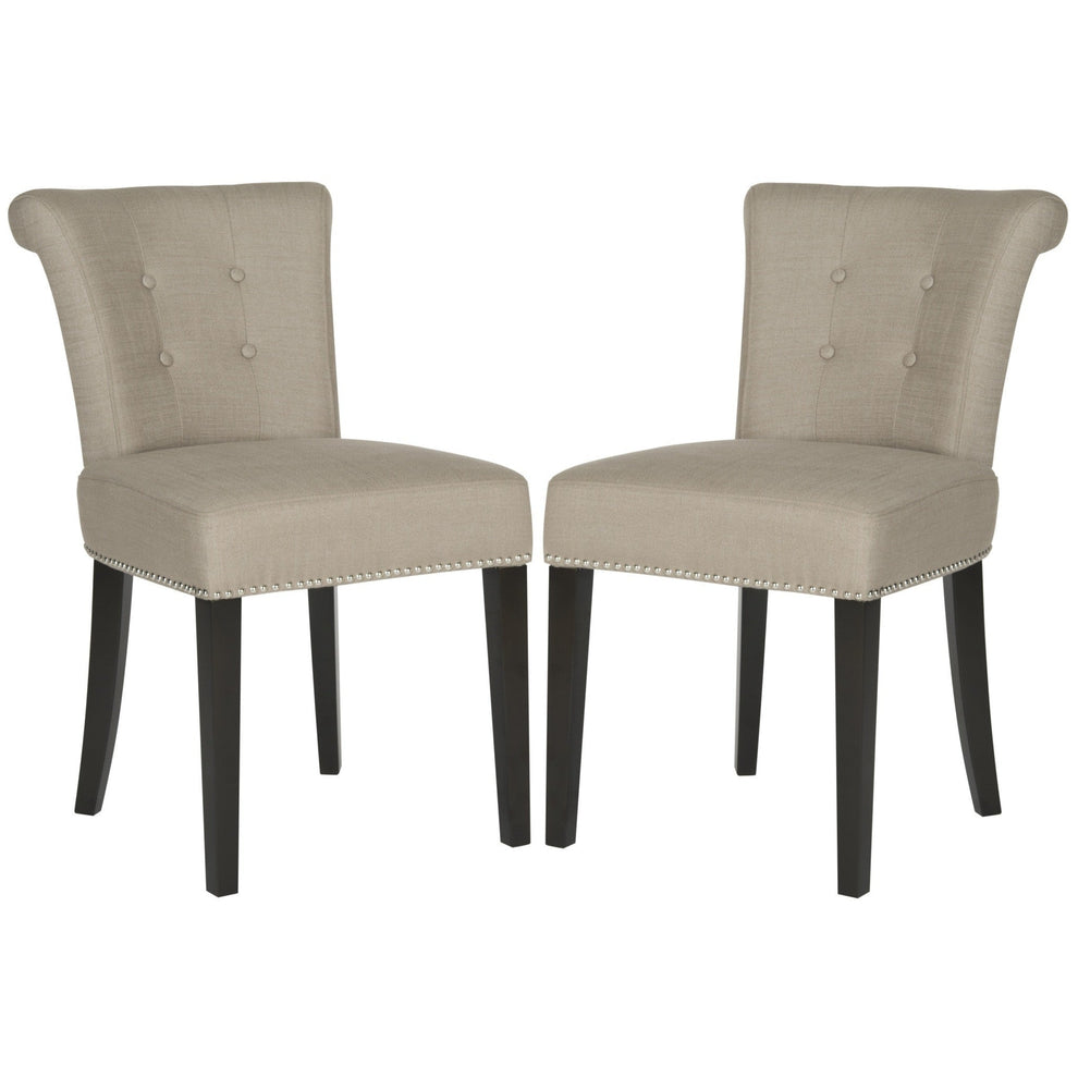 Safavieh Sinclair Ring Chair Silver Nail Heads - Set Of 2 | Dining Chairs | Modishstore - 4
