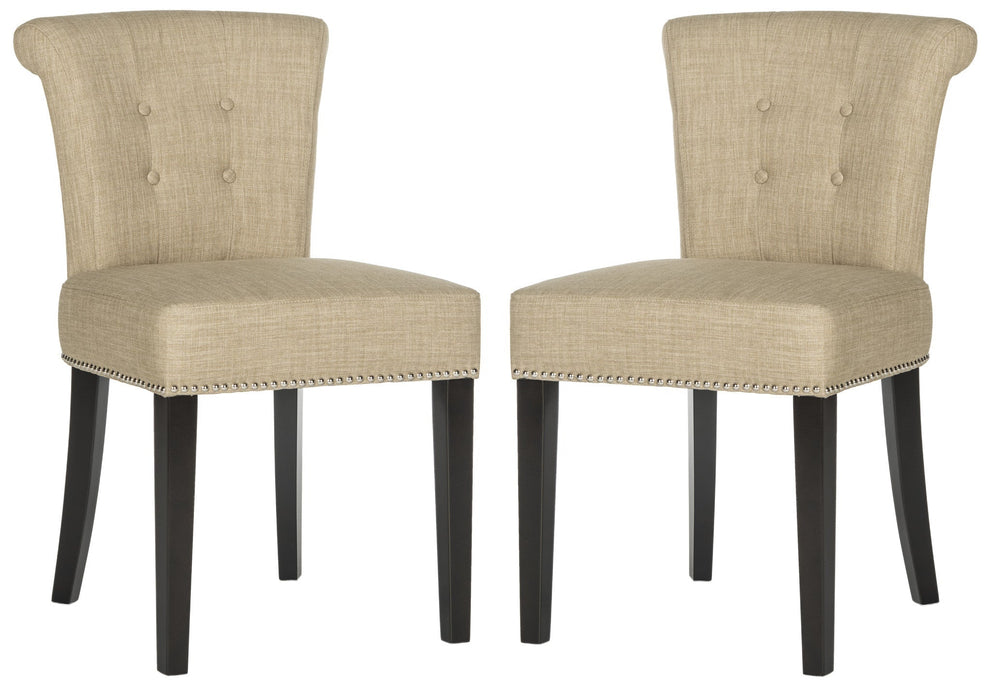 Safavieh Sinclair Ring Chair Silver Nail Heads - Set Of 2 | Dining Chairs | Modishstore - 5