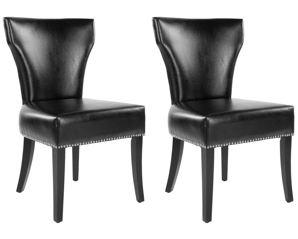 Safavieh Jappic Kd Side Chairs Silver Nail Heads - Set Of 2 | Dining Chairs | Modishstore - 3