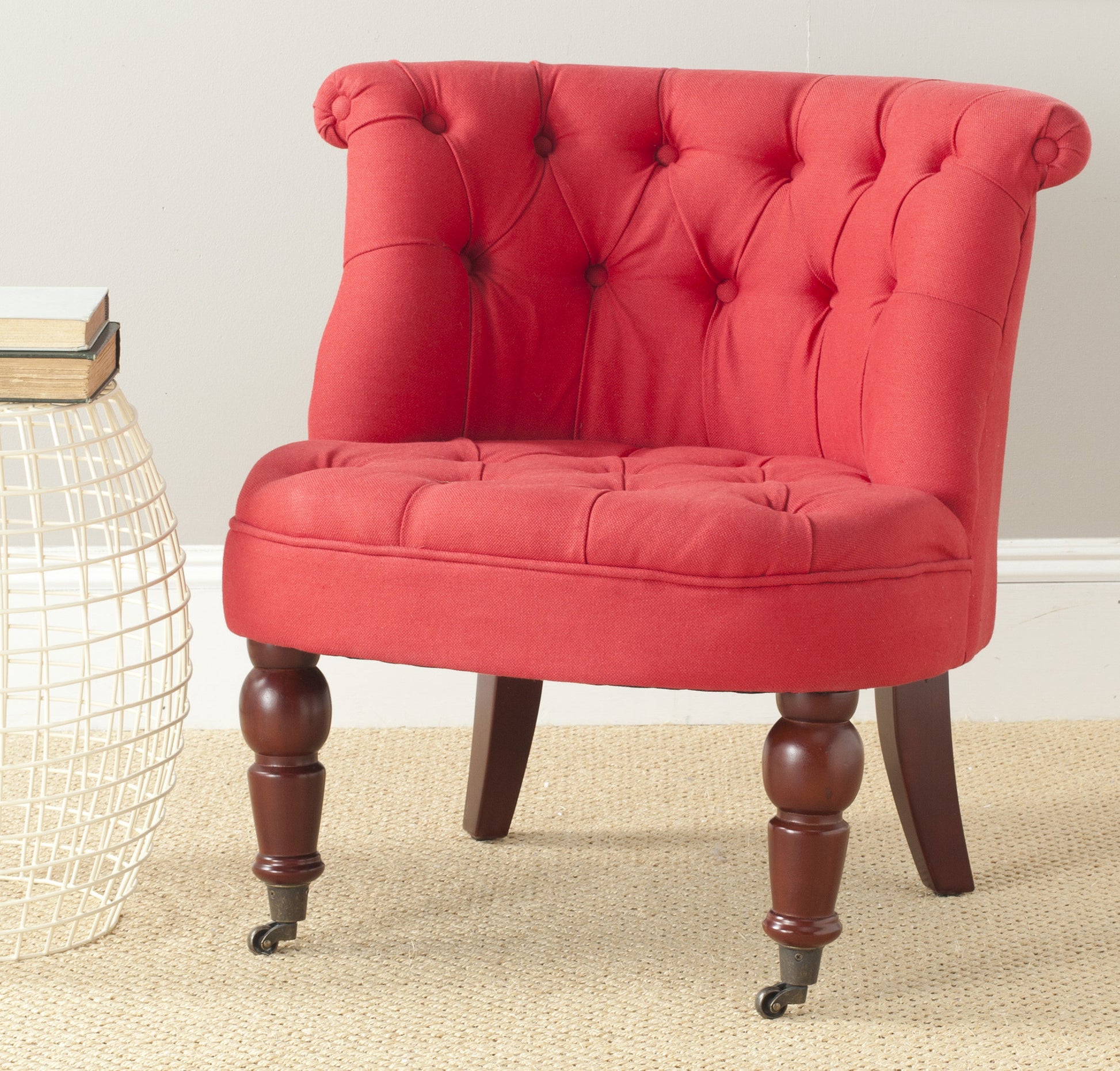 Safavieh Carlin Tufted Chair | Accent Chairs | Modishstore - 6