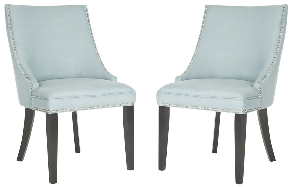 Safavieh Afton Side Chair Silver Nail Heads - Set Of 2 | Dining Chairs | Modishstore - 2