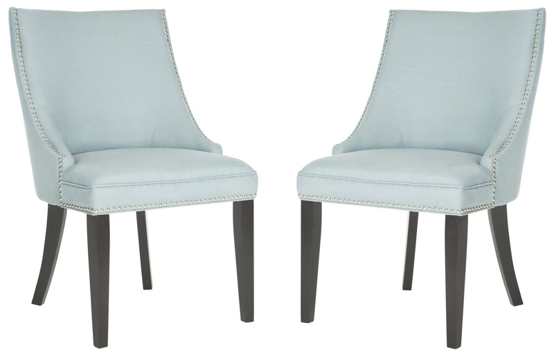 Safavieh Afton Side Chair Silver Nail Heads - Set Of 2 | Dining Chairs | Modishstore - 2