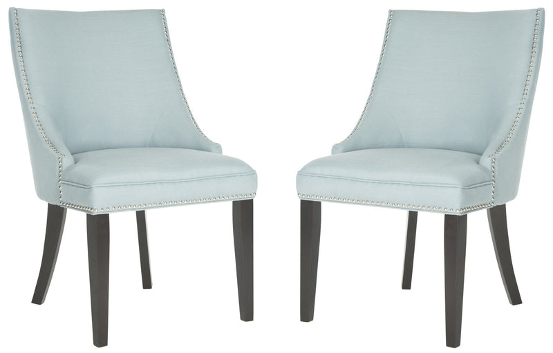 Safavieh Afton Side Chair Silver Nail Heads - Set Of 2 | Dining Chairs | Modishstore - 2