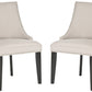 Safavieh Afton Side Chair Silver Nail Heads - Set Of 2 | Dining Chairs | Modishstore - 3
