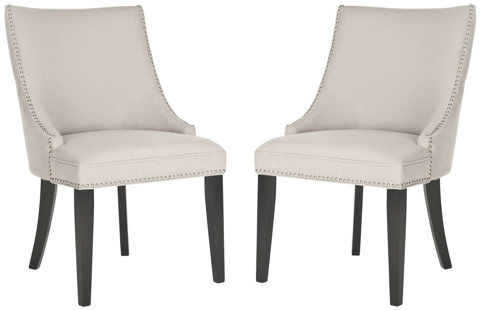Safavieh Afton Side Chair Silver Nail Heads - Set Of 2 | Dining Chairs | Modishstore - 3