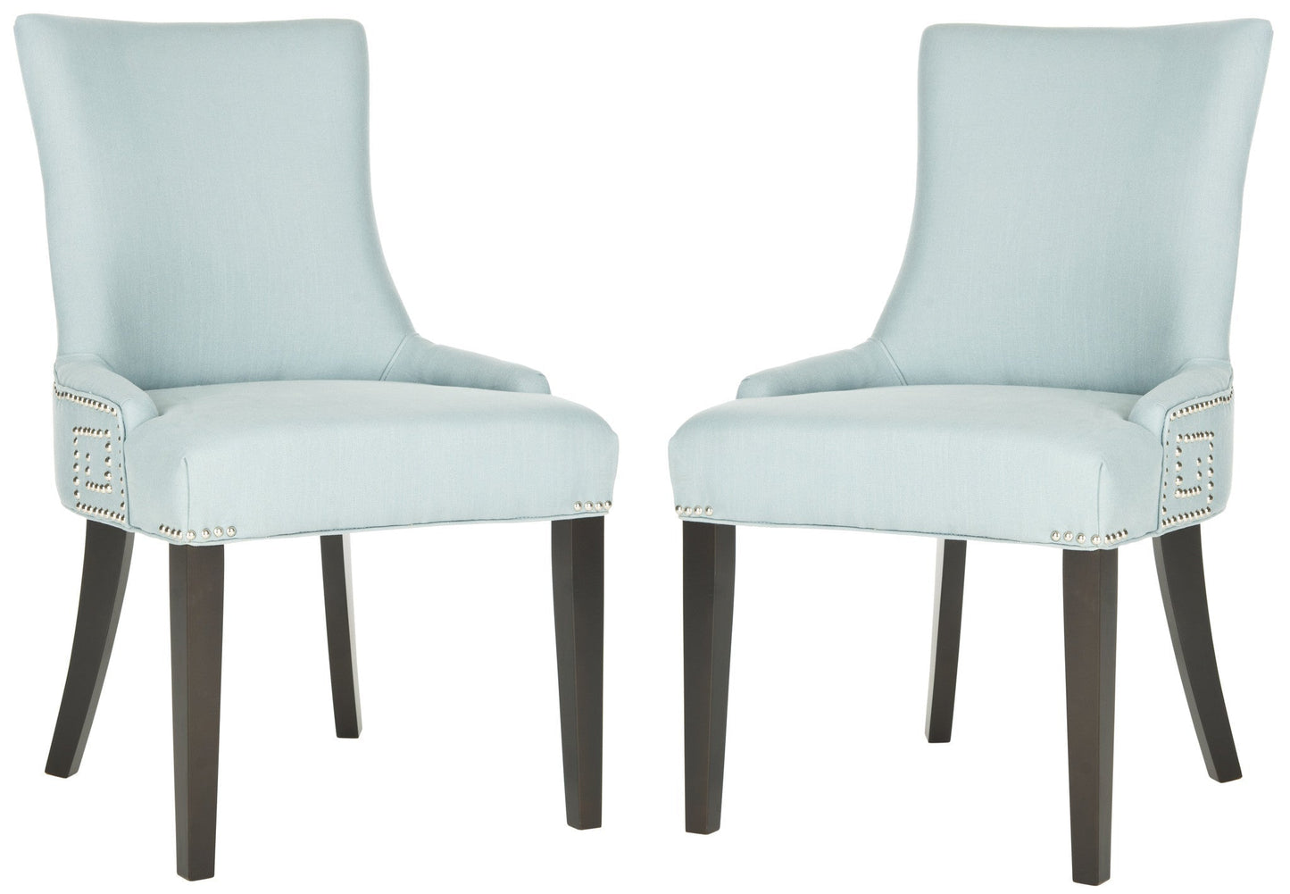 Safavieh Gretchen Side Chair Silver Nail Heads - Set Of 2 | Dining Chairs | Modishstore - 3