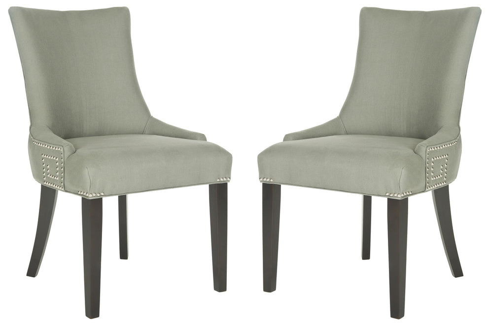 Safavieh Gretchen Side Chair Silver Nail Heads - Set Of 2 | Dining Chairs | Modishstore - 4