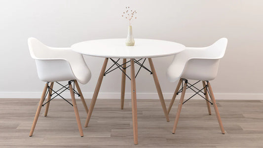 36" Round Eiffel Dining Table Set By Modholic | Dining Sets | Modishstore