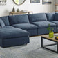 Feather 4 Seater Sectional Sofa With Ottoman By Modholic | Sectional | Modishstore