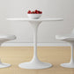Tulip 36" Fiberglass Dining Table & Chairs 3Pc Set By Modholic | Dining Sets | Modishstore - 3
