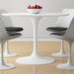 Tulip 42" Fiberglass Dining Table & Chairs 5Pc Set By Modholic | Dining Sets | Modishstore - 4