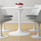 Tulip 42" Fiberglass Dining Table & Chairs 5Pc Set By Modholic | Dining Sets | Modishstore - 2
