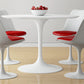 Tulip 42" Fiberglass Dining Table & Chairs 5Pc Set By Modholic | Dining Sets | Modishstore