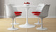Tulip 42" Fiberglass Dining Table & Chairs 5Pc Set By Modholic | Dining Sets | Modishstore