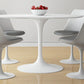 Tulip 48" Fiberglass Dining Table & Chairs 5Pc Set By Modholic | Dining Sets | Modishstore - 2