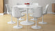 Tulip 48" Fiberglass Dining Table & Chairs 7Pc Set By Modholic | Dining Sets | Modishstore - 4