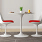 Tulip 32" Marble Dining Table & Chairs Set 3pc By Modholic | Dining Sets | Modishstore