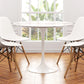 Tulip 40" Marble Dining Table & Eiffel Chairs Set By Modholic | Dining Sets | Modishstore - 2