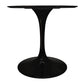 Tulip Fiberglass Black Dining Table - 32" Round By Modholic | Dining Tables | Modishstore - 4