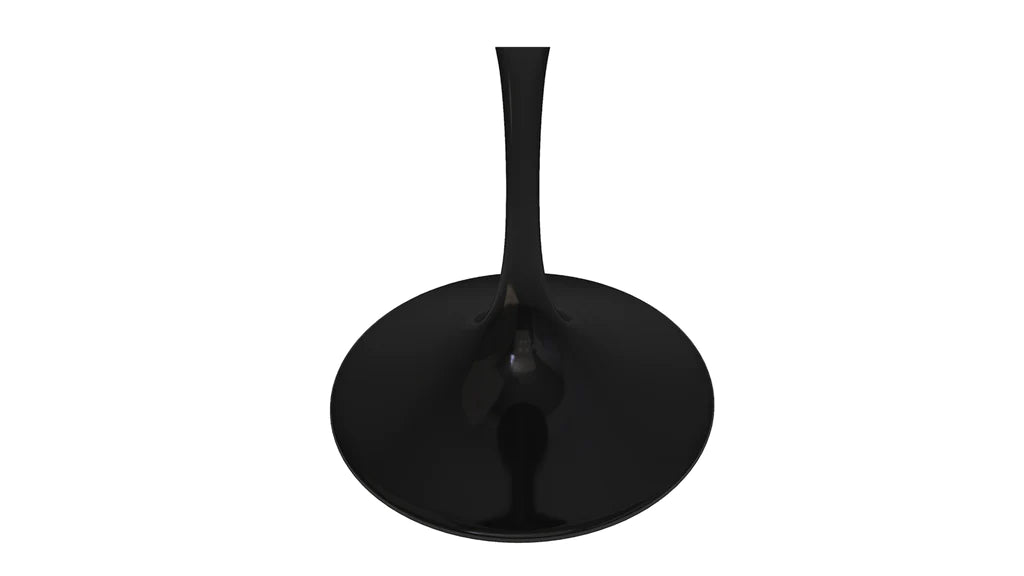 Tulip Fiberglass Black Dining Table - 32" Round By Modholic | Dining Tables | Modishstore - 3