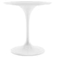 Tulip Fiberglass White Dining Table - 32" Round By Modholic | Dining Tables | Modishstore - 3