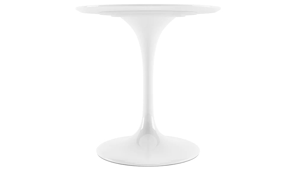 Tulip Fiberglass White Dining Table - 32" Round By Modholic | Dining Tables | Modishstore - 3