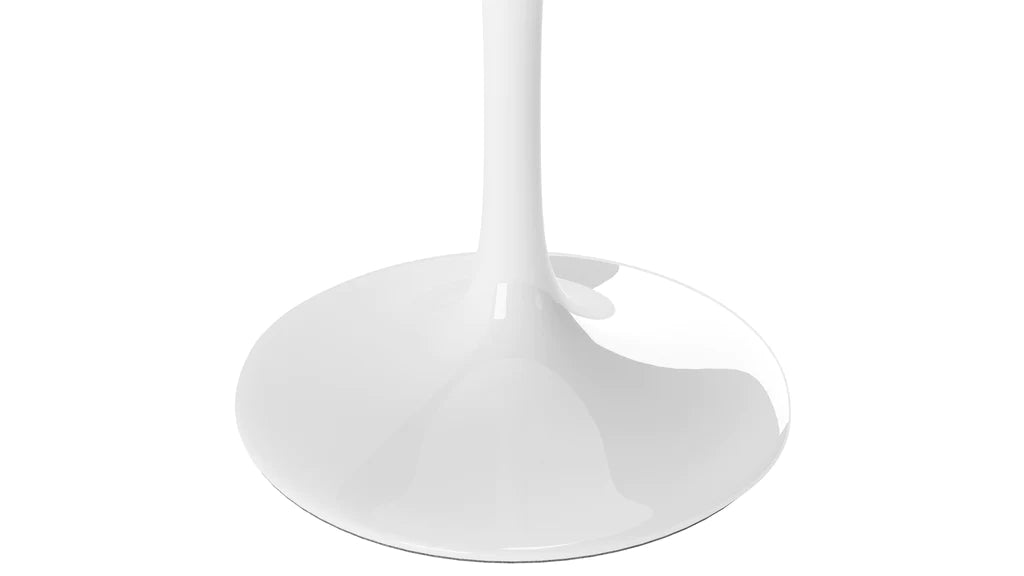 Tulip Fiberglass White Dining Table - 32" Round By Modholic | Dining Tables | Modishstore - 6