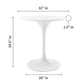 Tulip Fiberglass White Dining Table - 32" Round By Modholic | Dining Tables | Modishstore - 5