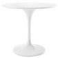 Tulip Fiberglass White Dining Table - 32" Round By Modholic | Dining Tables | Modishstore - 10