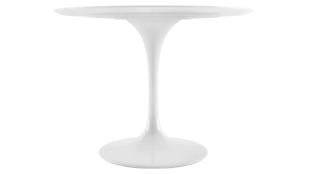 Tulip Fiberglass White Dining Table - 32" Round By Modholic | Dining Tables | Modishstore - 13