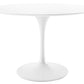 Tulip Fiberglass White Dining Table - 32" Round By Modholic | Dining Tables | Modishstore - 16