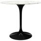 Tulip Marble Dining Table - 32" Round, Black Base By Modholic | Dining Tables | Modishstore